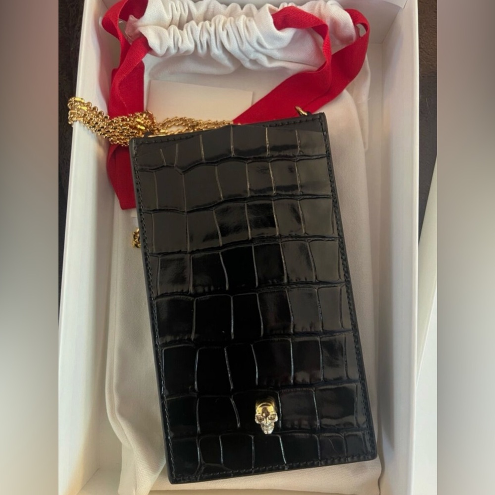 ALEXANDER MCQUEEN PHONE CASE BAG
